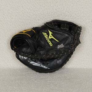 Mizuno Prospect Youth Fastpitch Softball Catchers Mitt Black 32.5" Female RHT